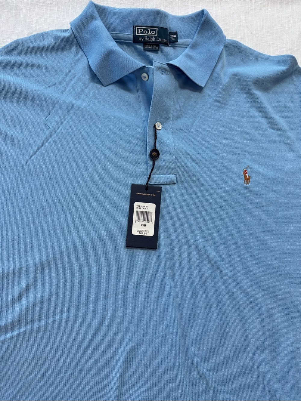 Polo by Ralph Lauren Men’s Sky Blue Short-Sleeve Polo